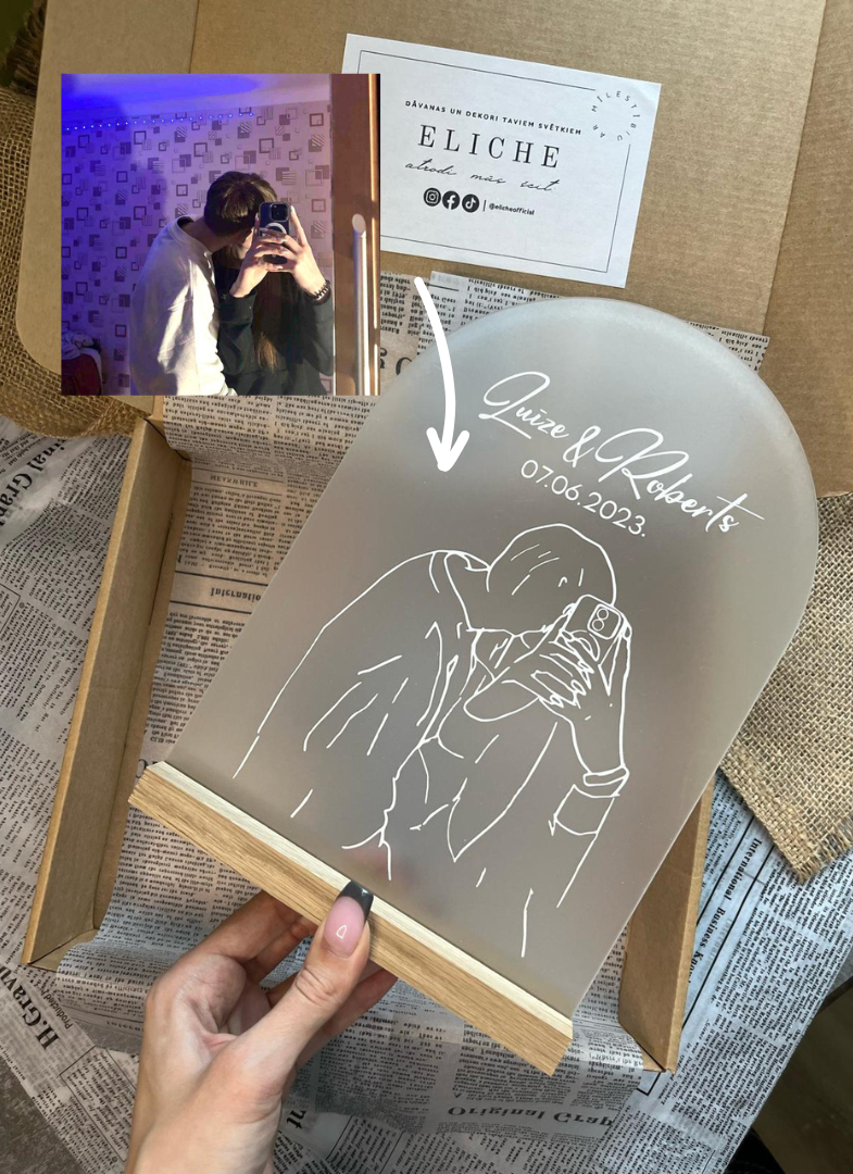 Personalizēts dekors no FOTO arka