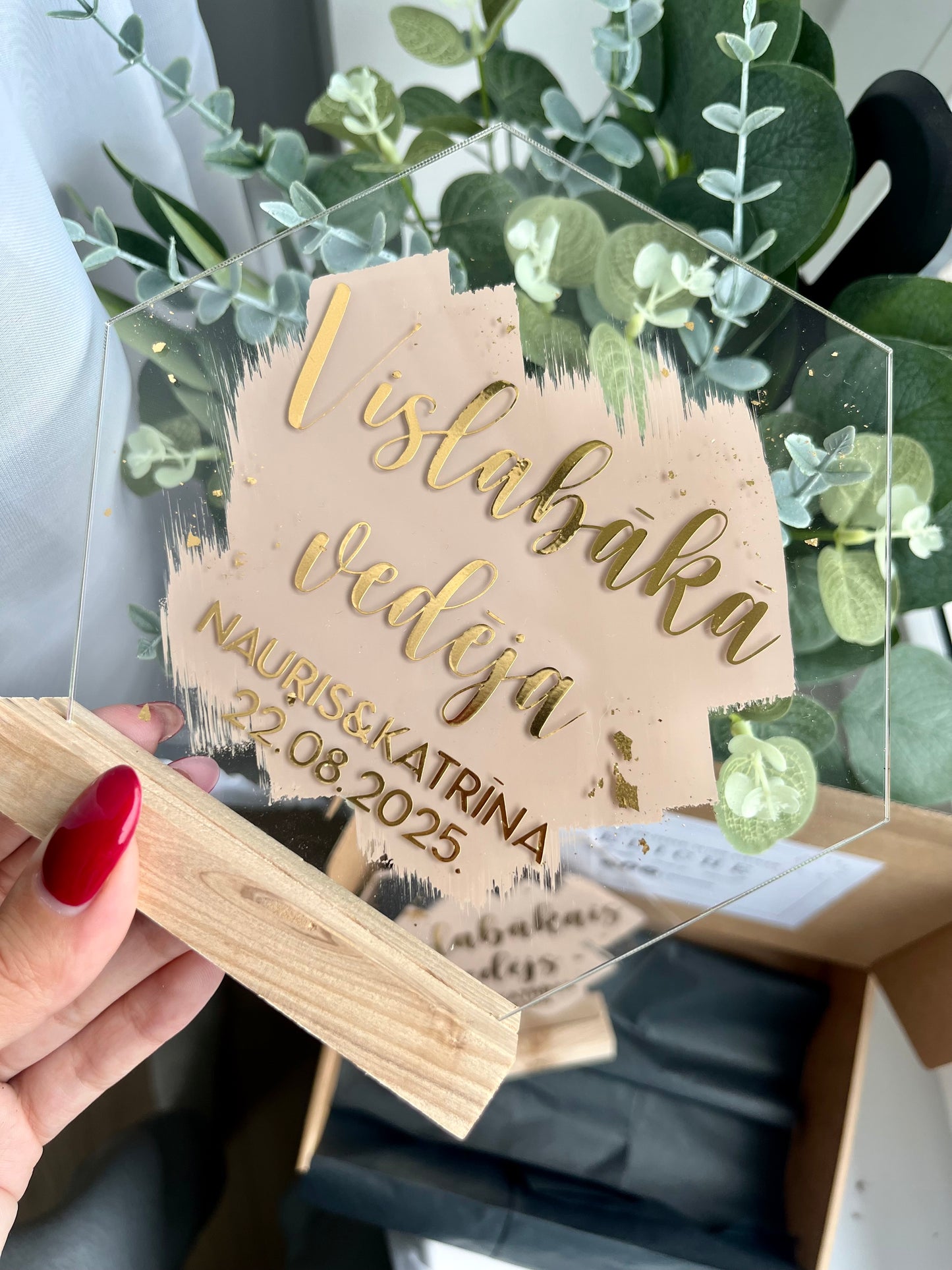 Personalizēta dāvana. Dekoru komplekts vedējam un vedējai