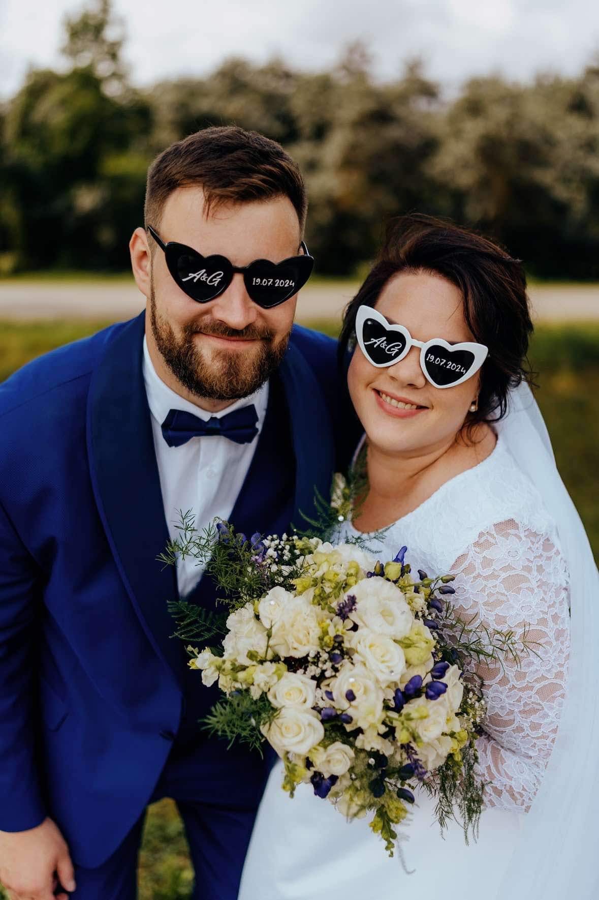 Personalizētas ballīšu brilles. Komplekts