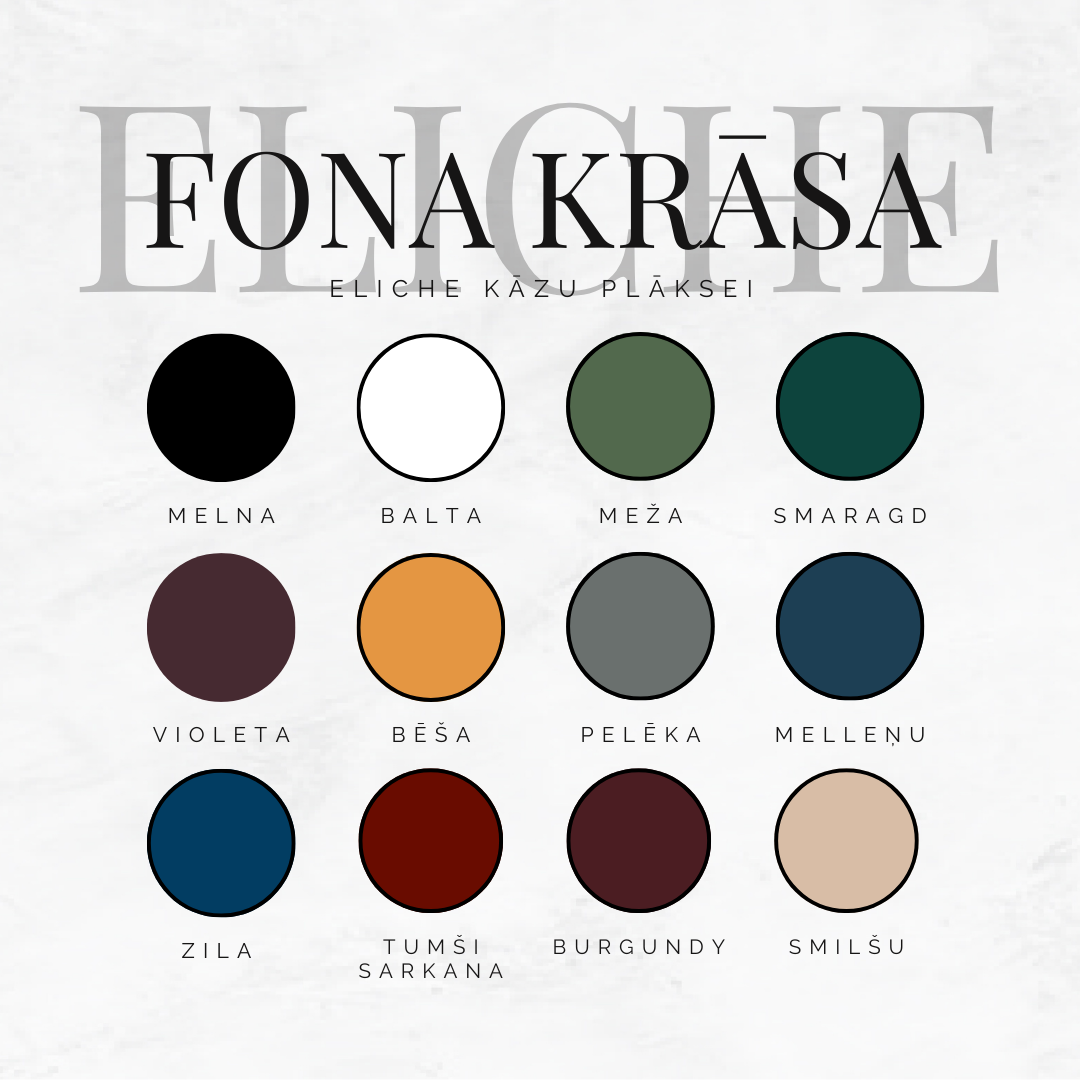 Personalizēta kāzu plāksne ar ombre fonu