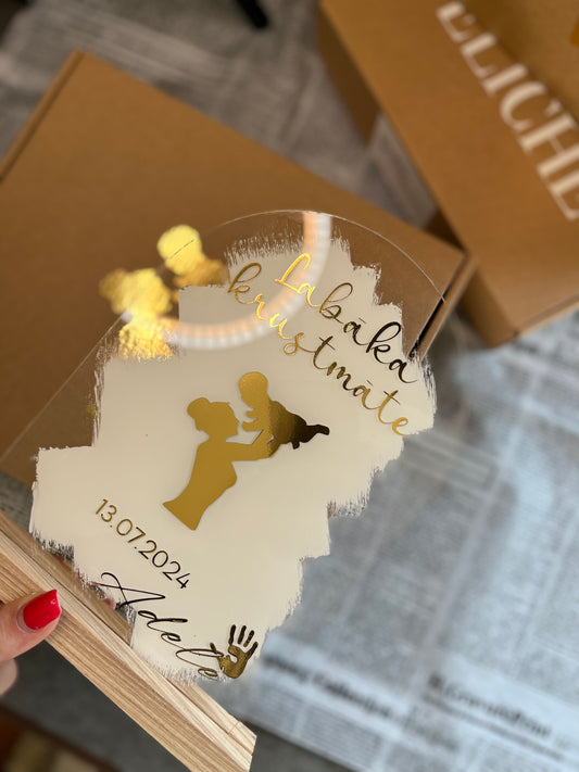 Personalizēts dekors krustmātei