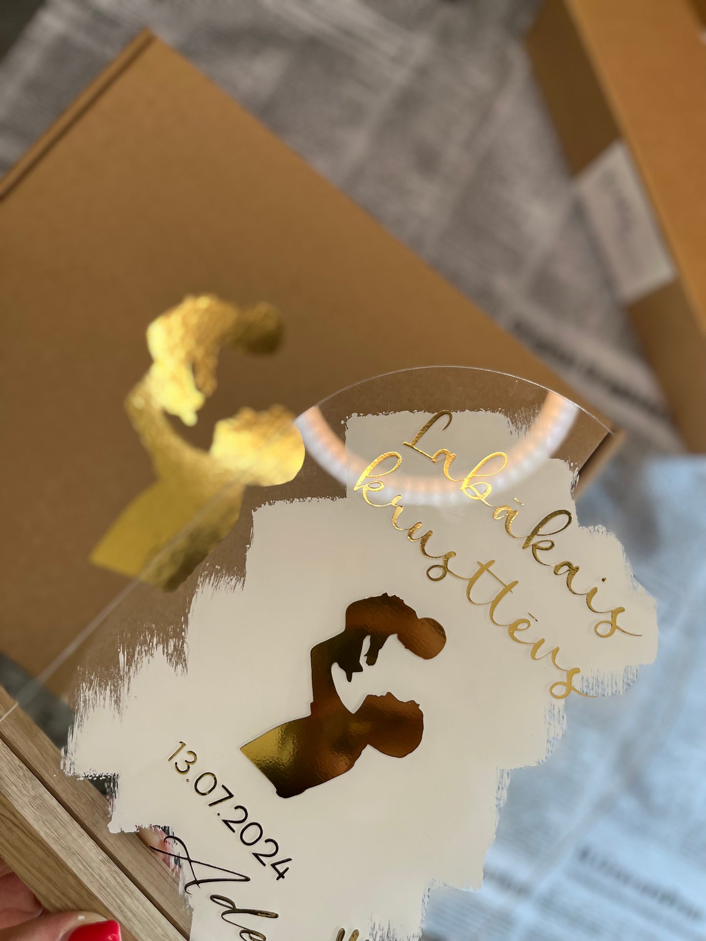 Personalizēts dekors krustmātei