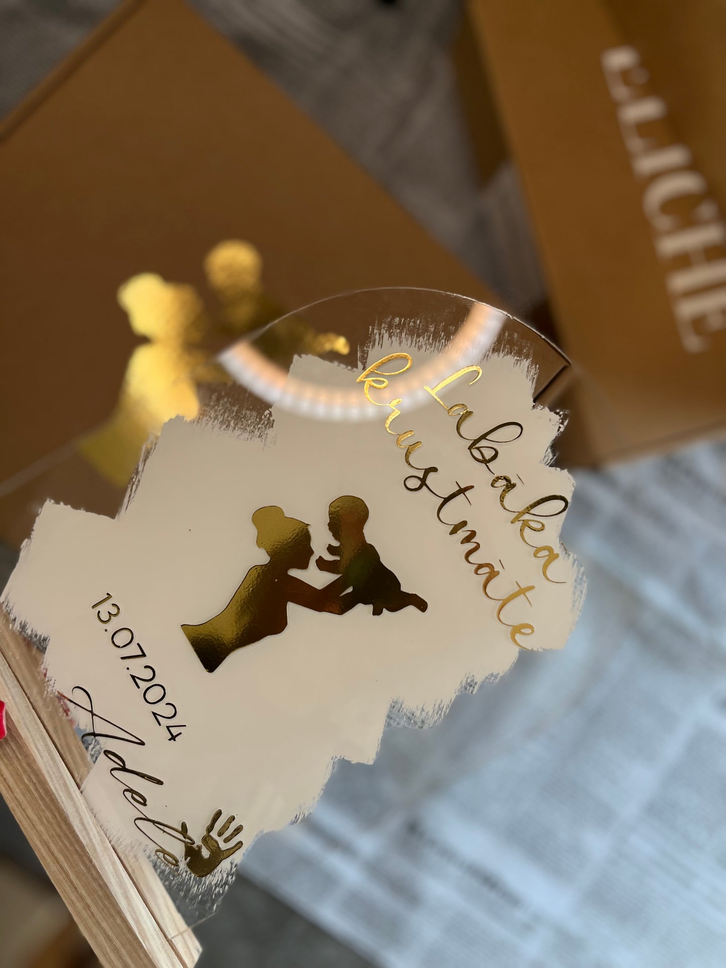 Personalizēts dekors krustmātei