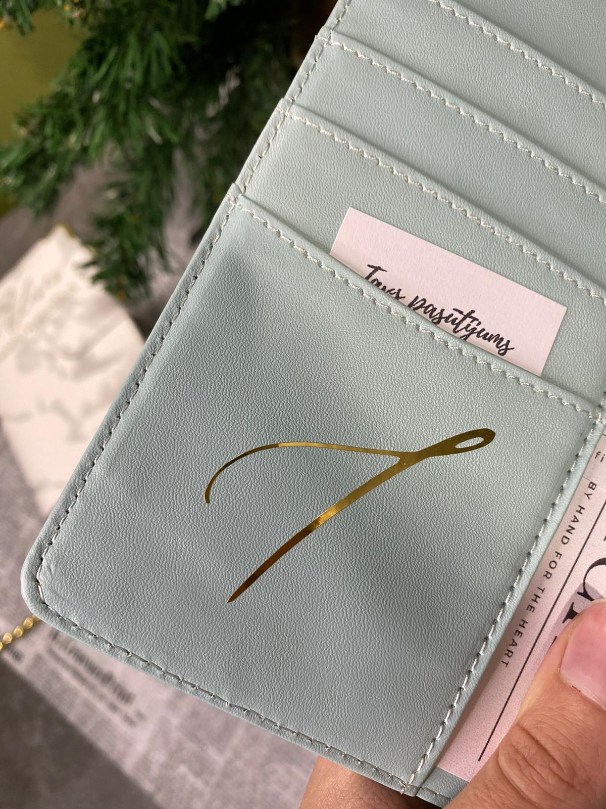 Zaļš marmora personalizēts finanšu plānotājs